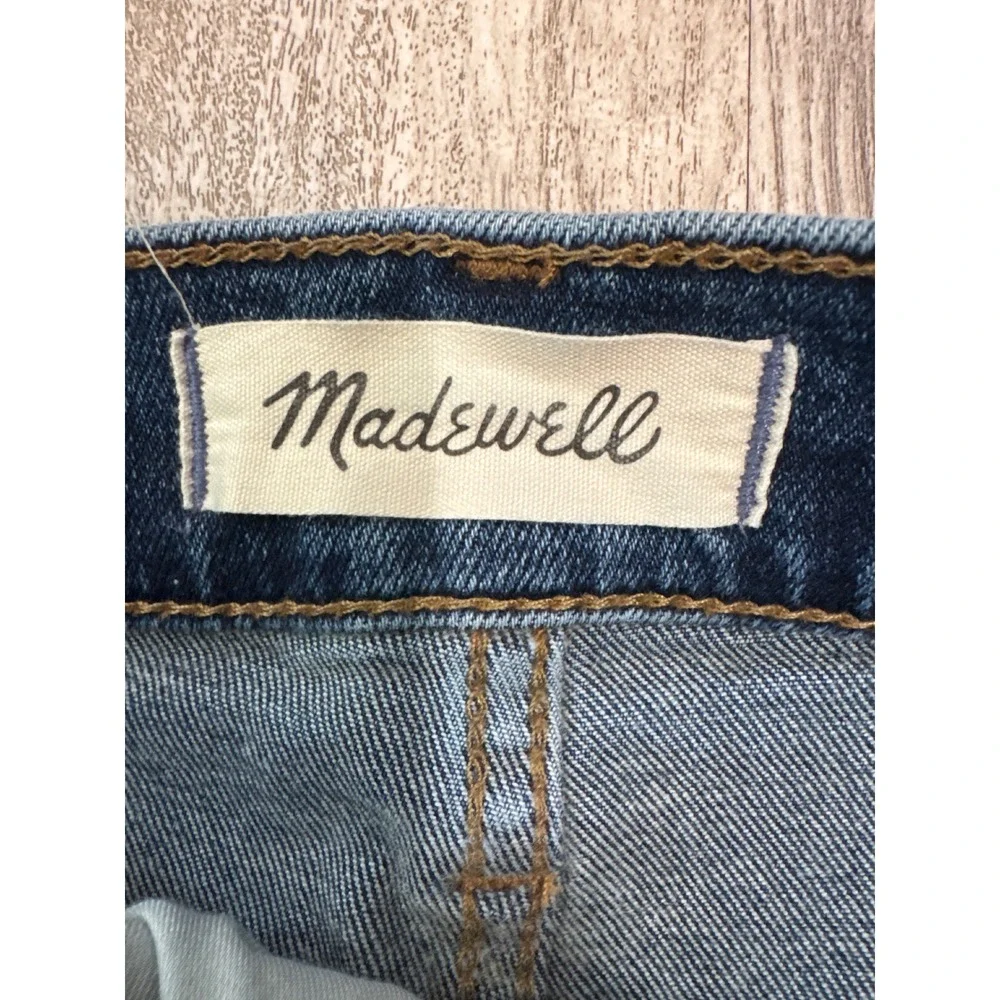 Madewell The Perfect Vintage Jean High Rise Straight Leg Dark Wash Blue Size 26